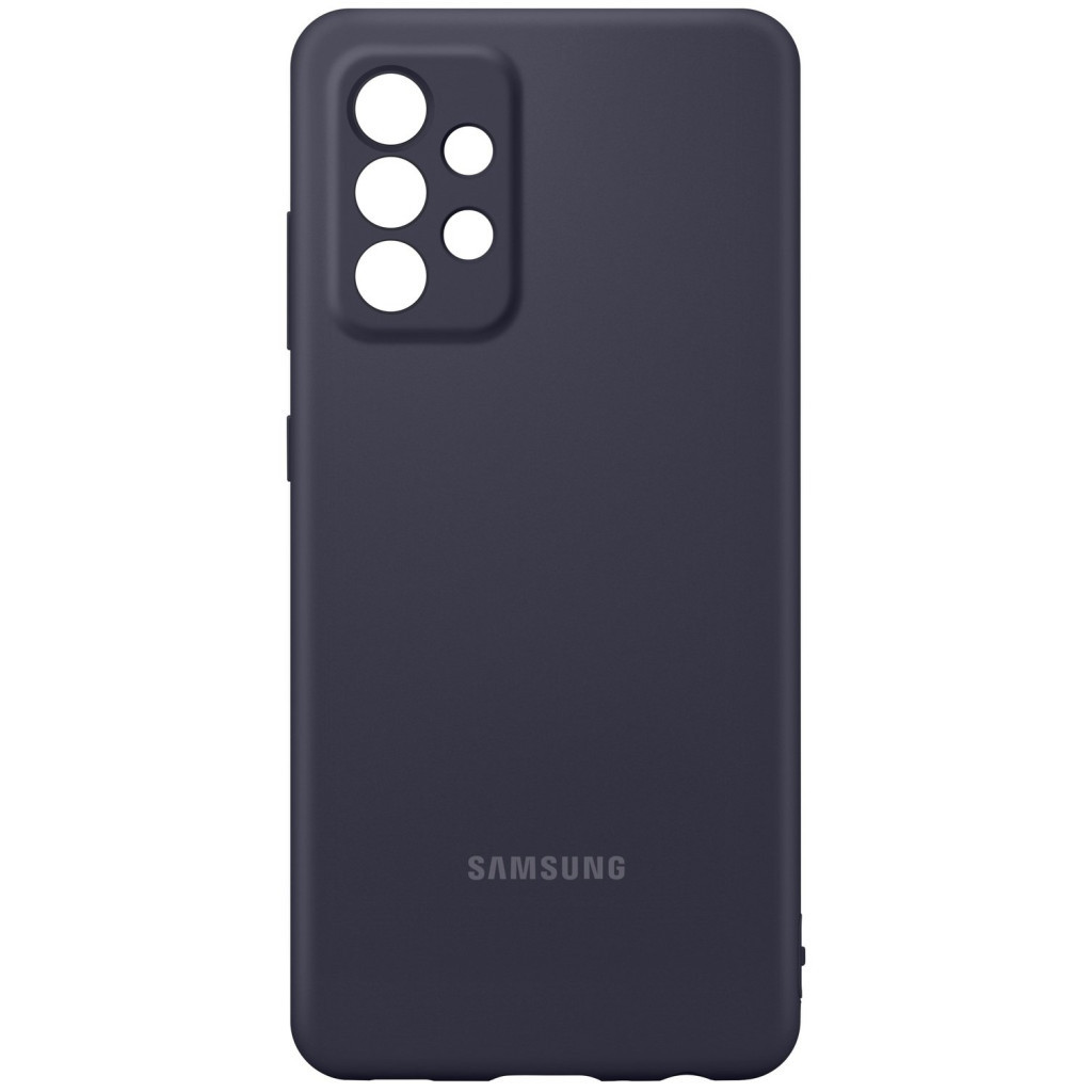 Чохол до мобільного телефона Samsung Galaxy A52/A525 Silicone Cover Black (EF-PA525TBEGRU) - зображення 1
