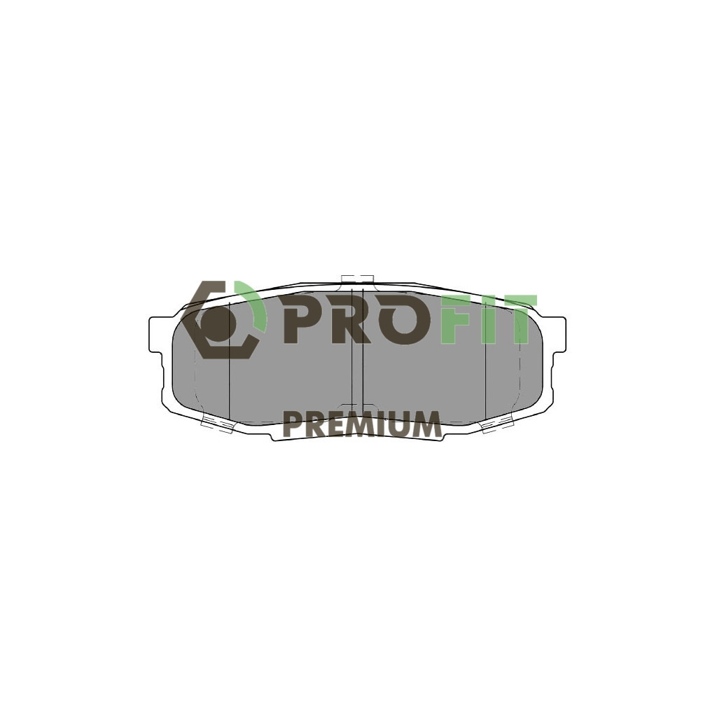Гальмівні колодки Profit 5005-4230 - зображення 1