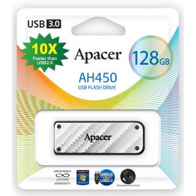 USB флеш накопичувач Apacer 128GB AH450 silver USB 3.0 (AP128GAH450S-1) - зображення 5