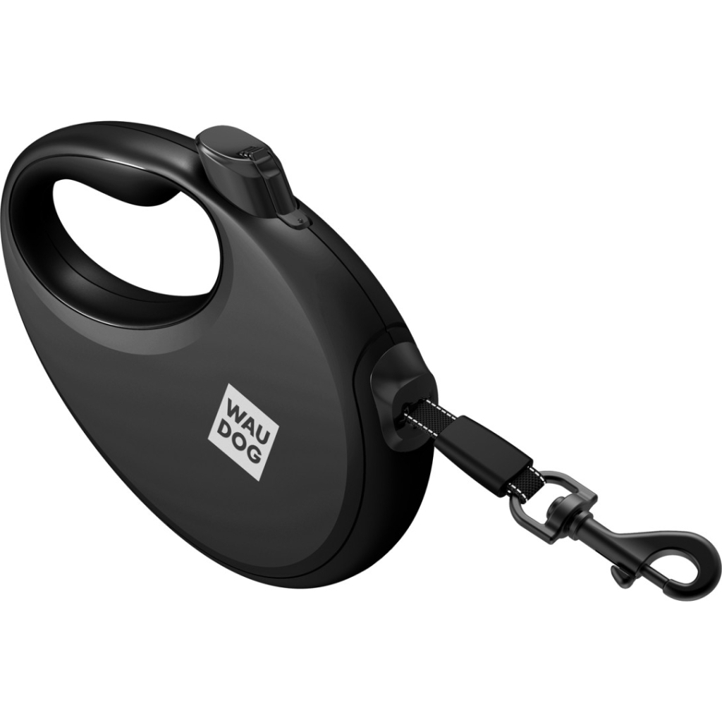 Повідець для собак WAUDOG R-leash з контейнером для пакетів S до 12 кг 3 м чорний (26281) - зображення 4
