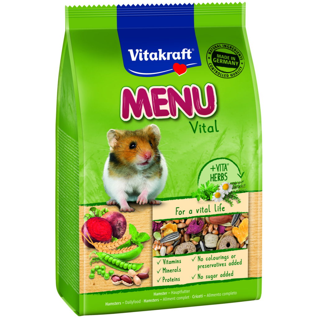 Корм для гризунів Vitakraft Menu Vital для хом’яків 400 г (4008239292223/4008239106476) - зображення 1