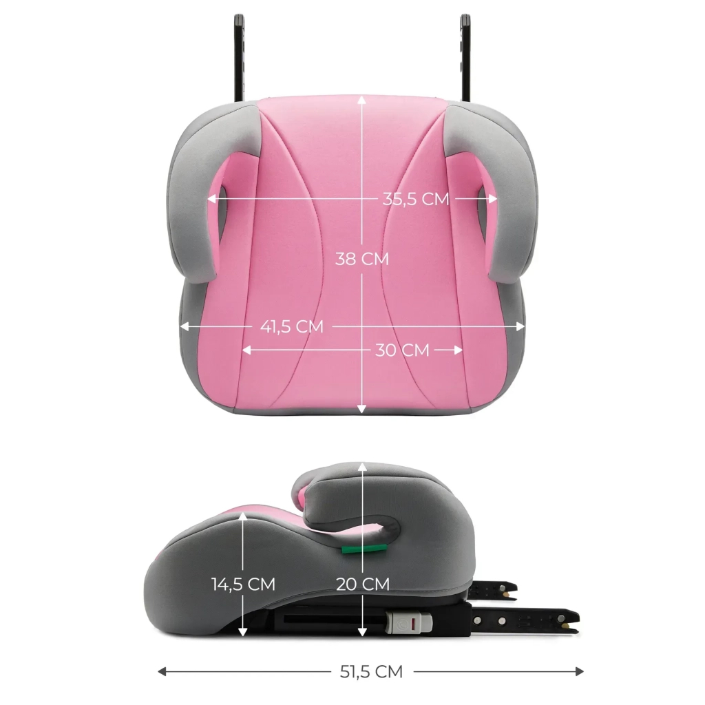 Автокрісло Kinderkraft i-Boost бустер Pink (KCIBOO00PNK0000) (5902533924837) - зображення 5