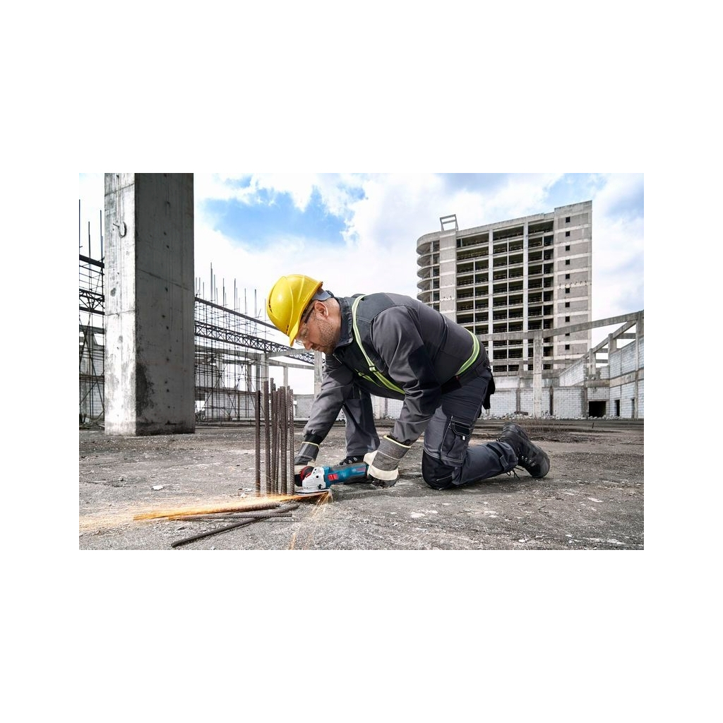 Шліфувальна машина Bosch GWS 18V-11 125мм, 18В, 2x5Ah, 0-9000об/хв, 1.7кг, кейс (0.601.9N4.103) - изображение 6