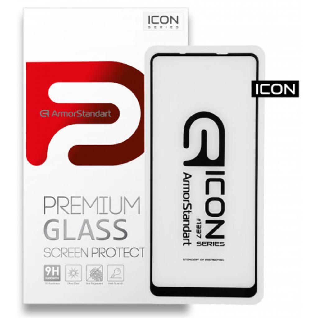 Скло захисне Armorstandart Icon Samsung A21s Black (ARM56243-GIC-BK) - зображення 1