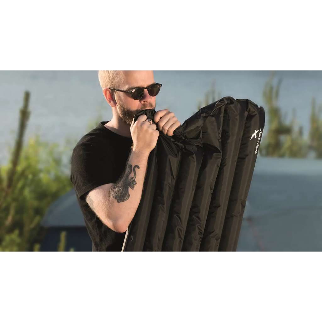 Туристичний килимок Easy Camp Hexa Mat 6 cm Black (928944) - зображення 3