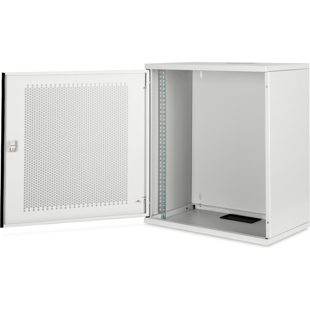 Шафа настінна Digitus SOHO 19" 12U 540x400, метал. двері, 60kg max (DN-19-12U-S-PD) - изображение 2