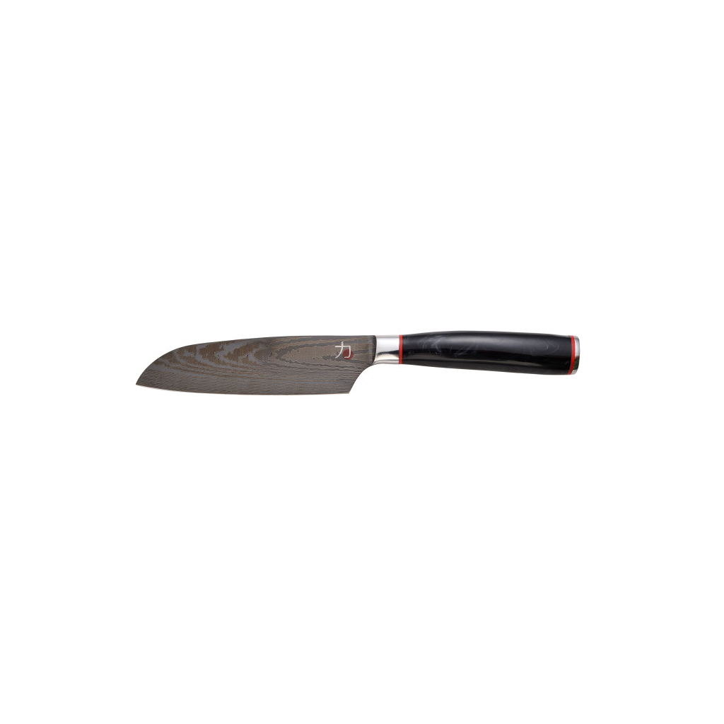 Кухонний ніж MasterPro Tetsu, сантоку, 12.5 см, чорний (BGMP-4129-MBK) - зображення 1