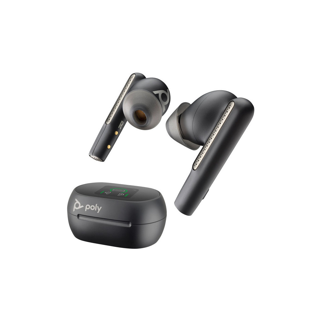 Навушники Poly Voyager Free 60+ Earbuds + BT700A + TSCHC Black (7Y8G3AA) - зображення 3