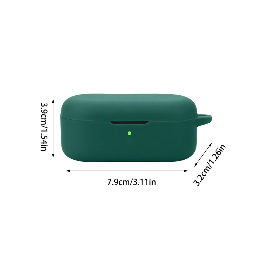 Чохол для навушників BeCover Silicon для OPPO Enco Buds 2 Pro Dark Green (713225) - изображение 3