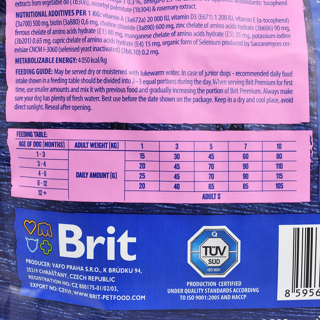 Сухий корм для собак Brit Premium Dog Junior S 3 кг (8595602526260) - зображення 4