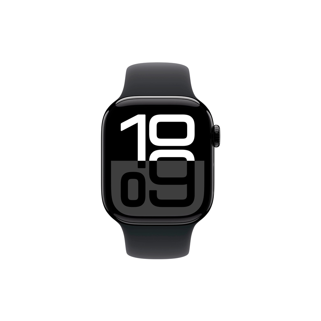 Смарт-годинник Apple Watch Series 10 GPS 42mm Jet Black Aluminium Case with Black Sport Band - M/L (MWWF3QH/A) - изображение 2