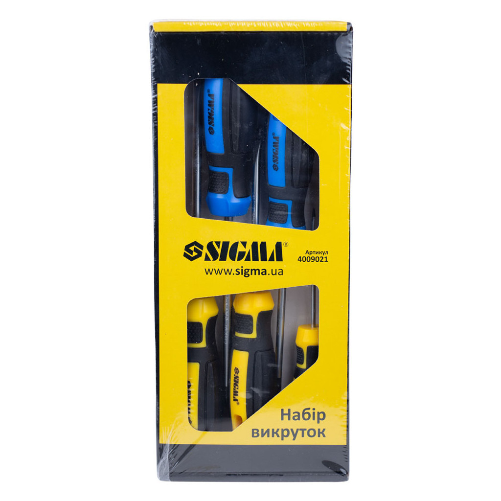 Набір викруток Sigma 5шт CrV Mega (4009021) - изображение 6