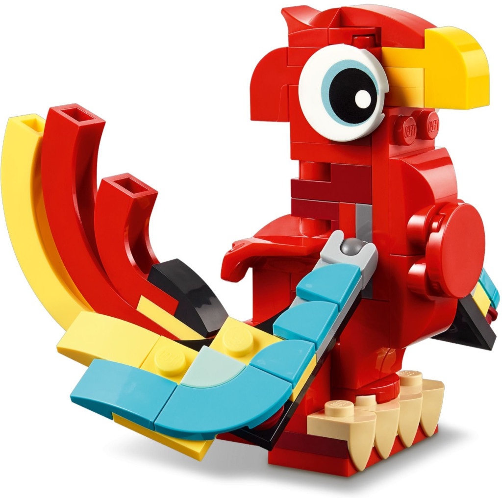 Конструктор LEGO Creator Червоний Дракон 149 деталей (31145) - зображення 4