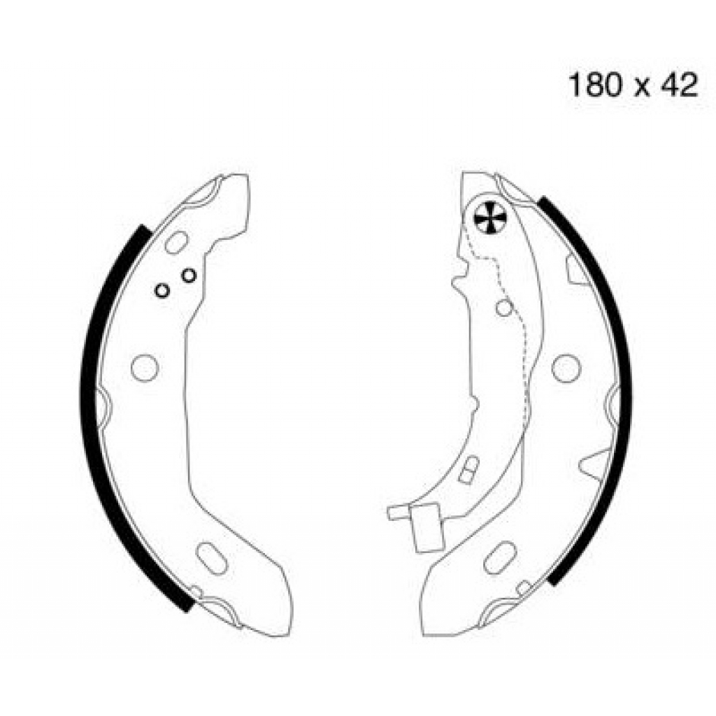 Гальмівні колодки Bosch 0 986 487 852 - зображення 1