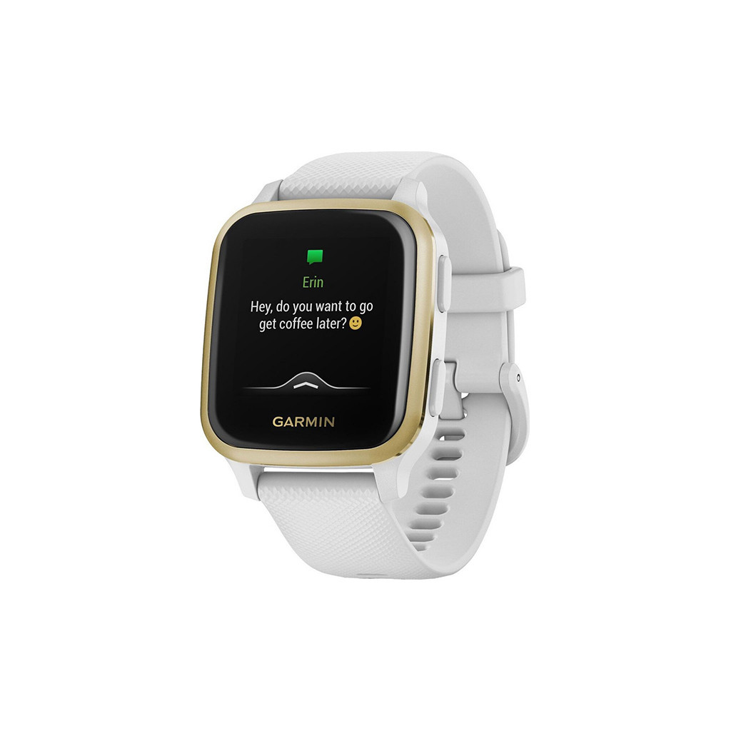 Смарт-годинник Garmin Venu Sq, White/Light Gold (010-02427-11) - зображення 7