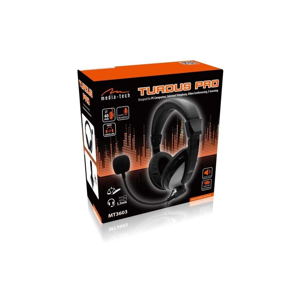 Навушники Media-Tech Turdus Pro Black (MT3603) - зображення 7