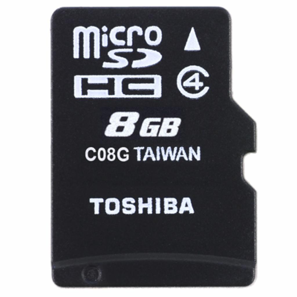 Карта пам'яті Toshiba 8Gb microSDHC class 4 (SD-C08GJ(BL5A / SD-C08GJ(6A) - зображення 1