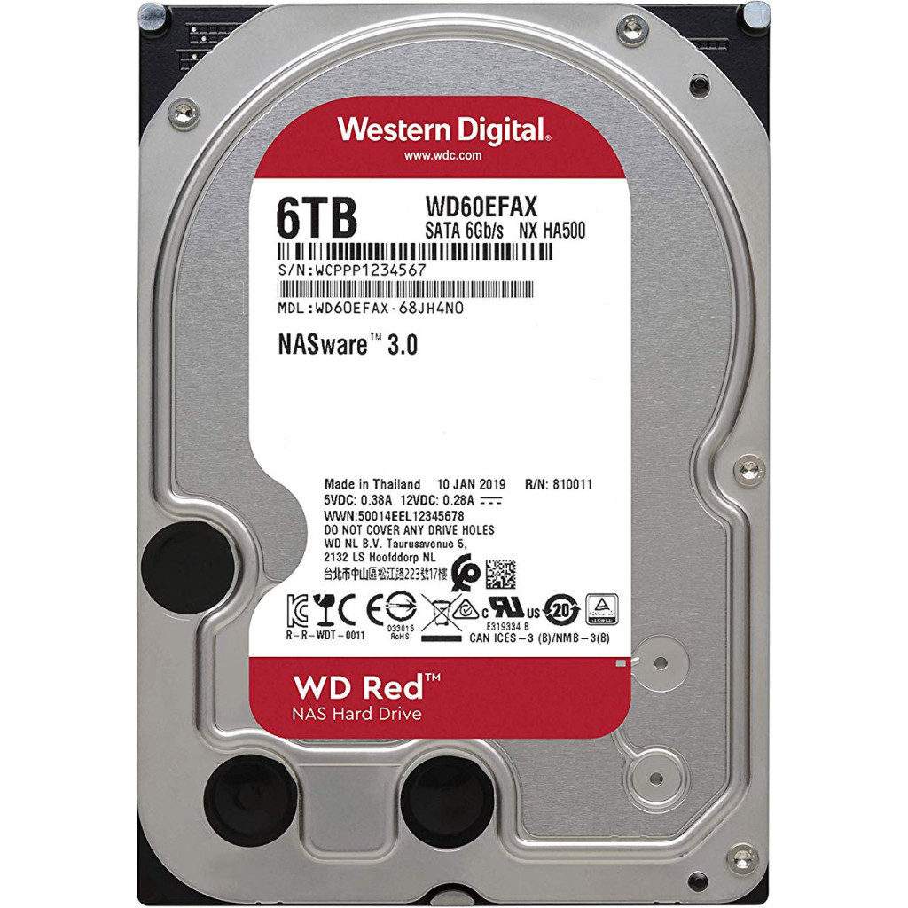Жорсткий диск 3.5" 6TB WD (# WD60EFAX #) - зображення 2