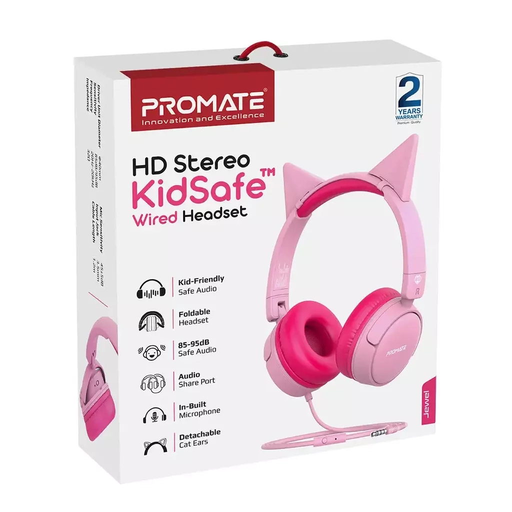 Навушники Promate Jewel Bubblegum (jewel.bubblegum) - зображення 2