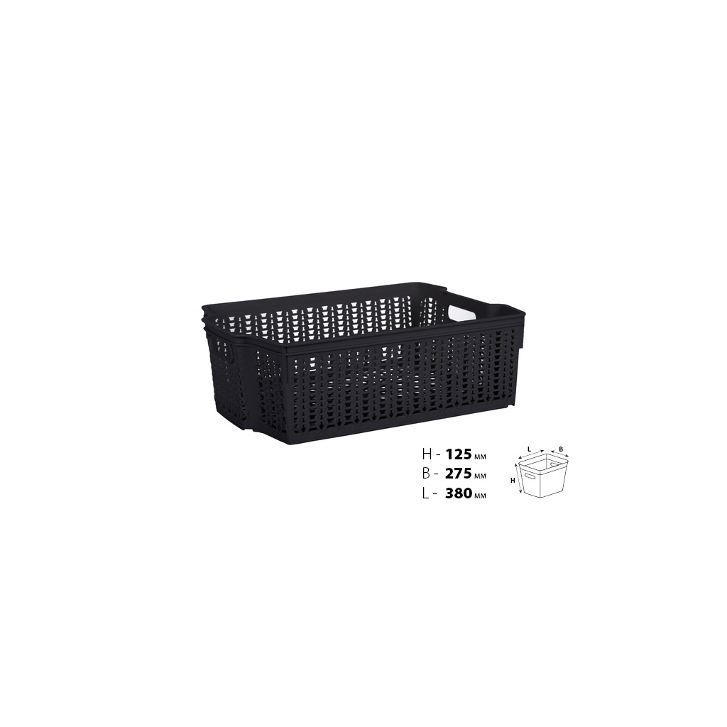 Кошик для зберігання Violet House 1005 Coffee (1005 COF б/кр. 37*27*12 см) - зображення 2