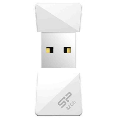 USB флеш накопичувач Silicon Power 32Gb Touch T08 White USB 2.0 (SP032GBUF2T08V1W) - зображення 3