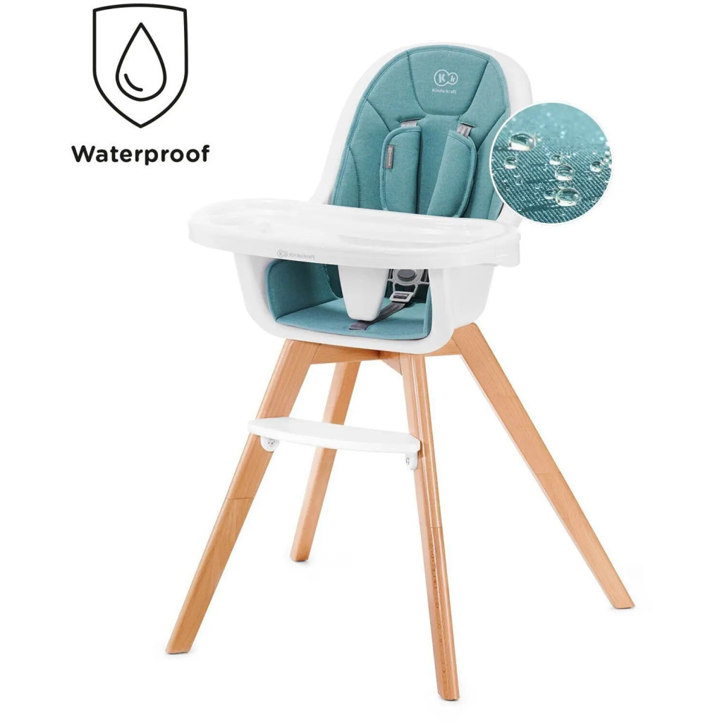 Стілець для годування Kinderkraft Tixi Turquoise (5902533912292) - зображення 2