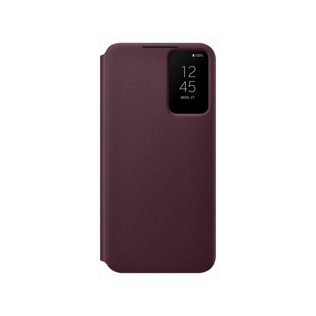 Чохол до мобільного телефона Samsung Smart Clear View Cover Galaxy S22 Plus Burgundy (EF-ZS906CEEGRU) - зображення 1