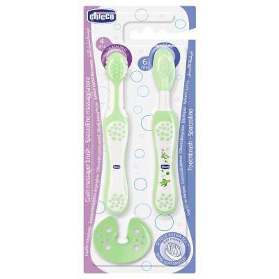Дитяча зубна щітка Chicco Навчальний набір (06961.00) - зображення 1