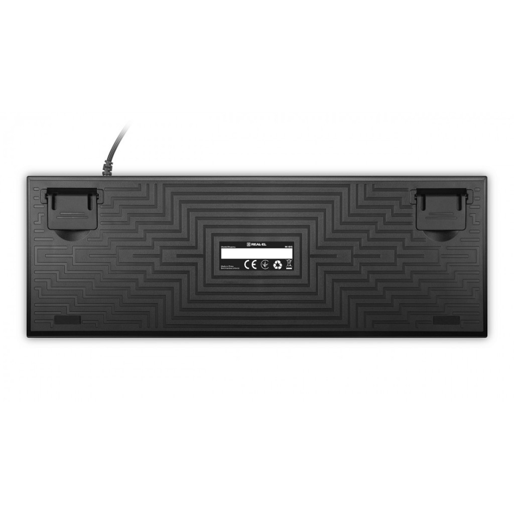 Клавіатура REAL-EL M 05 USB Grey (EL123100044) - изображение 3