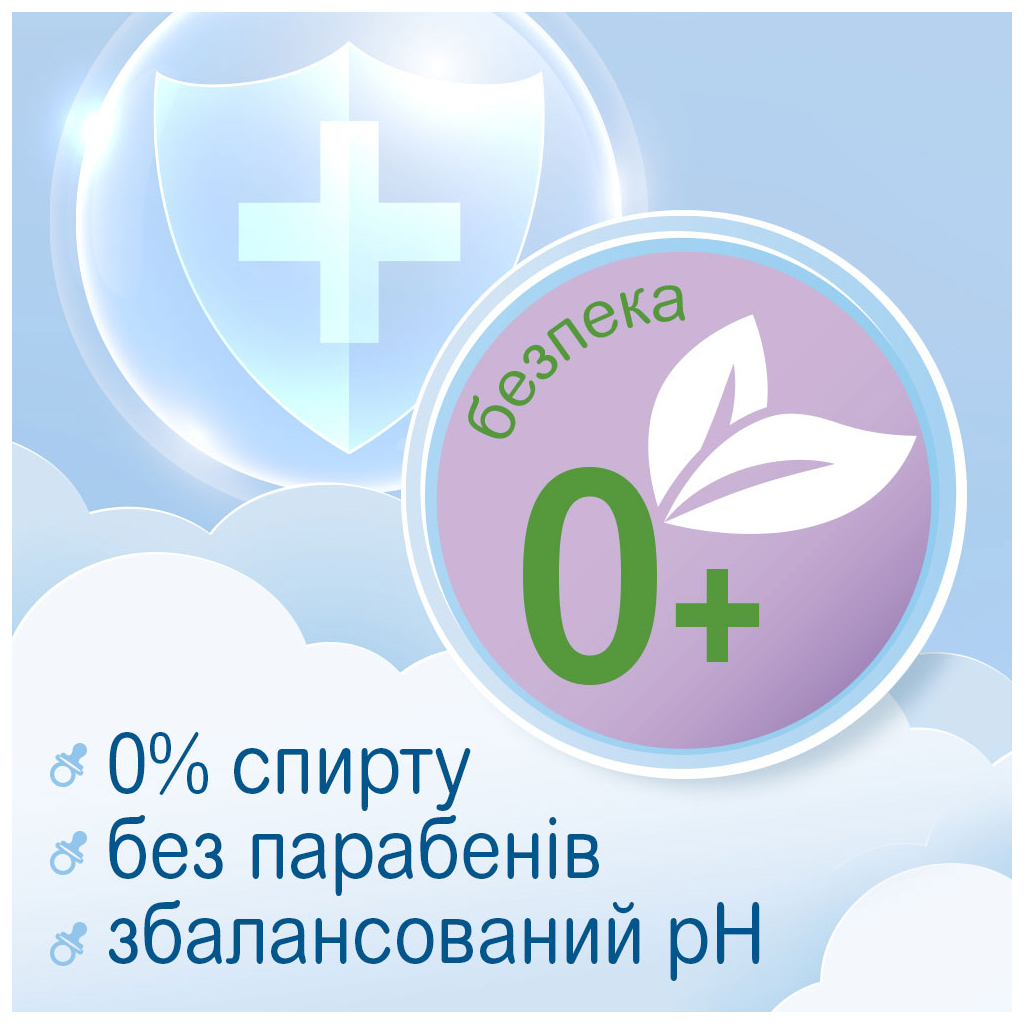 Дитячі вологі серветки Smile baby Antibacterial з клапаном 60 шт (42116002) - зображення 2