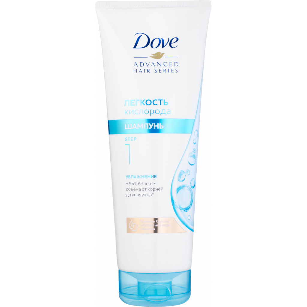 Шампунь Dove Advanced Hair Series Легкість кисню 250 мл (8712561495295) - зображення 1