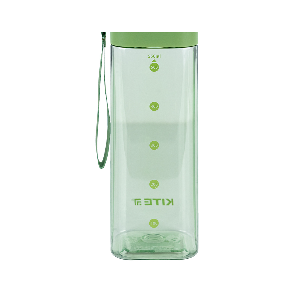 Поїльник-непроливайка Kite квадратна, 550 мл, зелена (K24-1209-2) - зображення 3