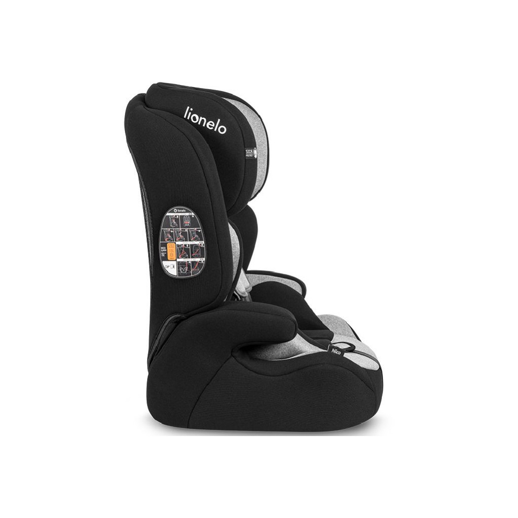 Автокрісло Lionelo Nico Black Grey (LO-NICO BLACK GREY) - зображення 6