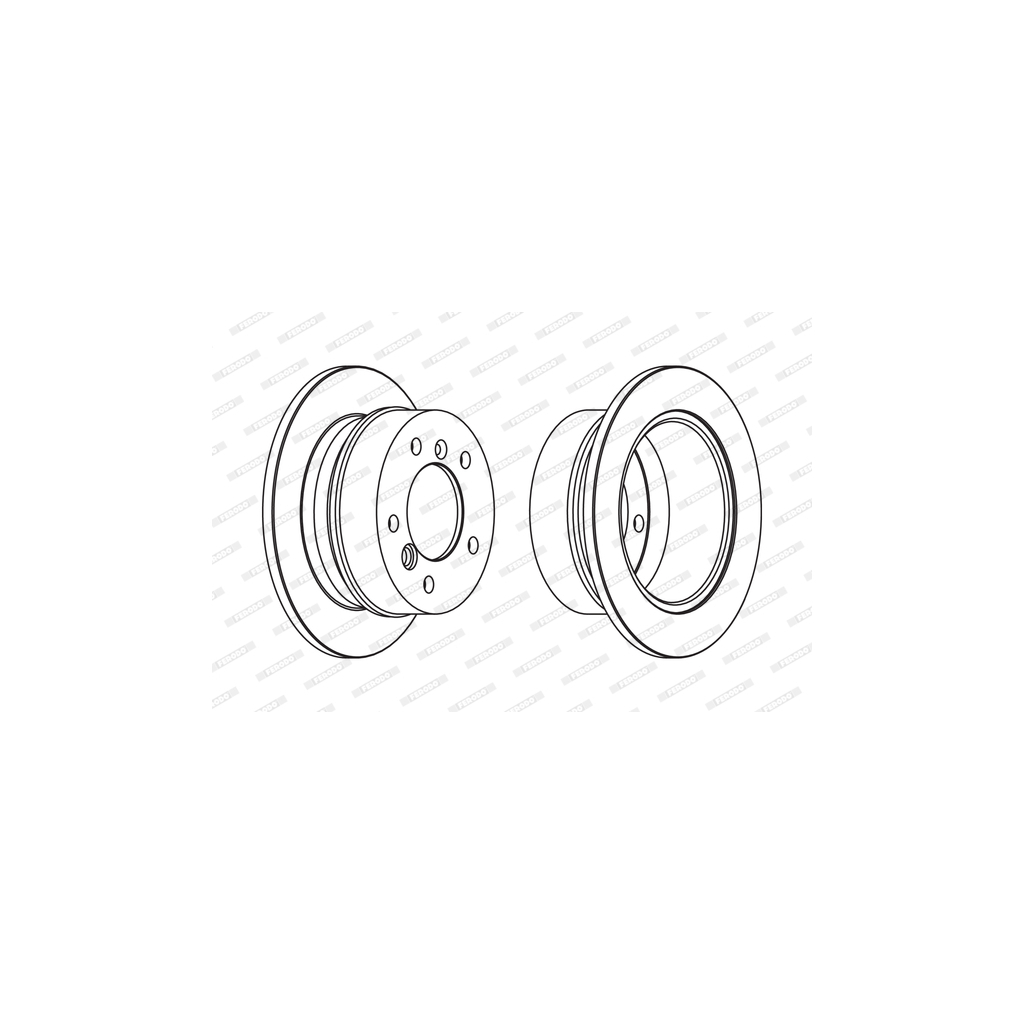 Гальмівний диск FERODO FCR230A - зображення 1