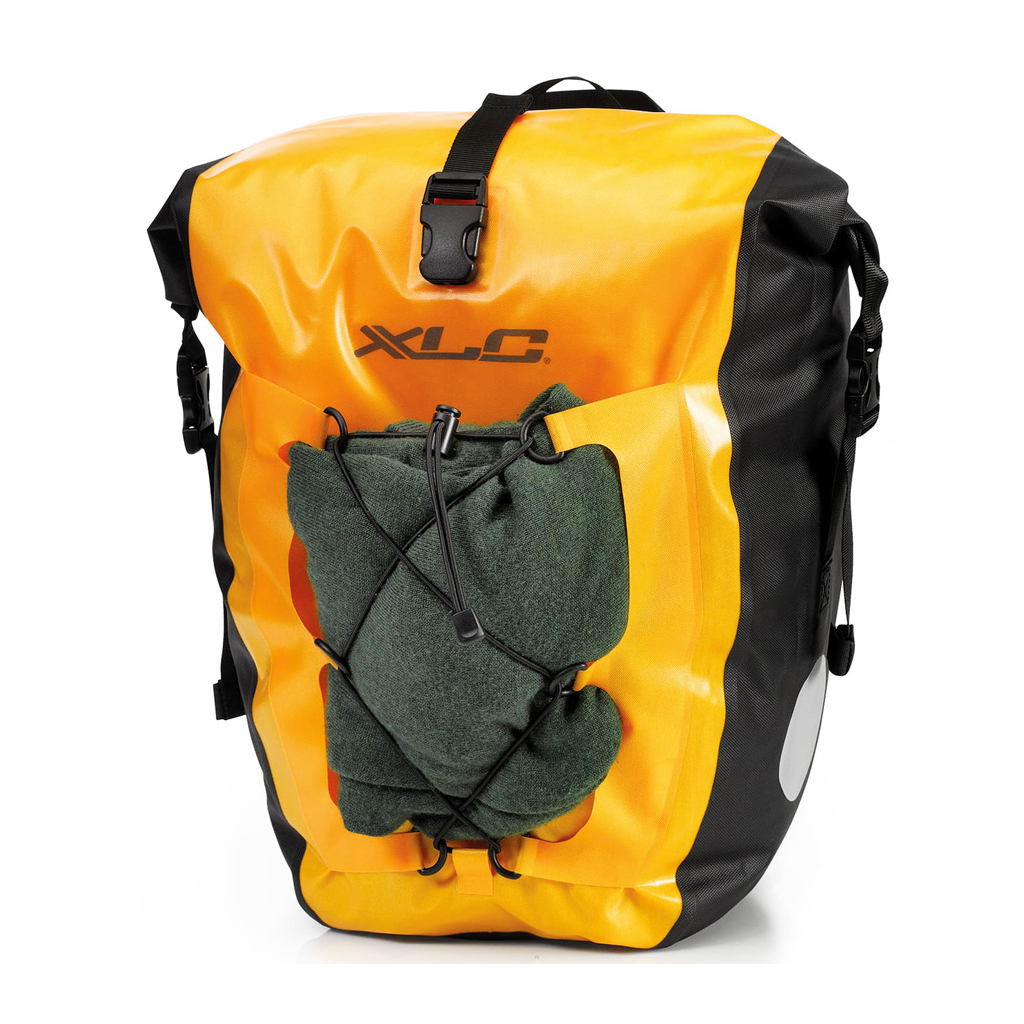 Велосумка на багажник XLC Комплект 2 шт 21x18x46 см Yellow (2501770602) - зображення 4