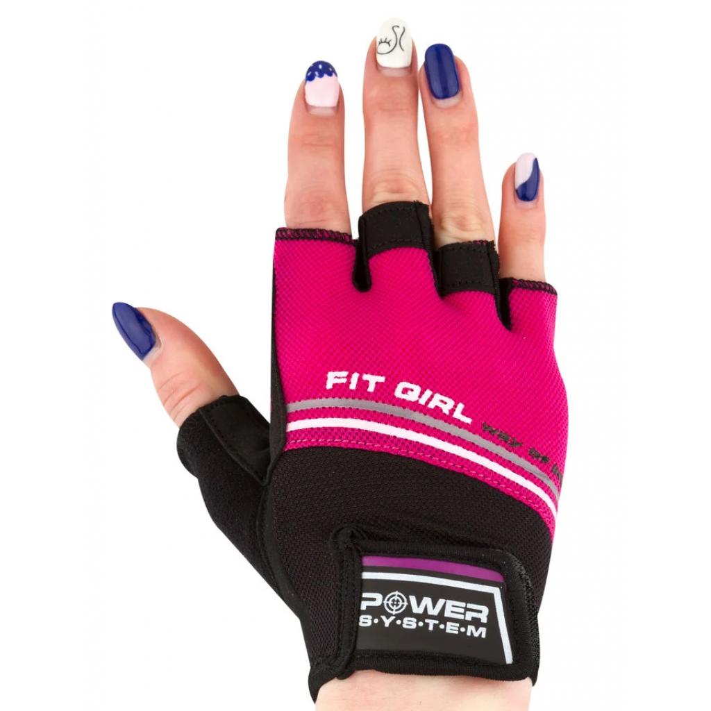 Рукавички для фітнесу Power System Fit Girl Evo PS-2920 XS Pink (PS_2920_XS_Pink) - зображення 2