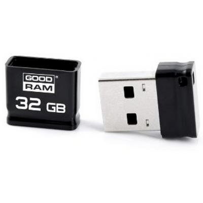 USB флеш накопичувач Goodram 32GB Piccolo Black USB 2.0 (UPI2-0320K0R11) - зображення 2