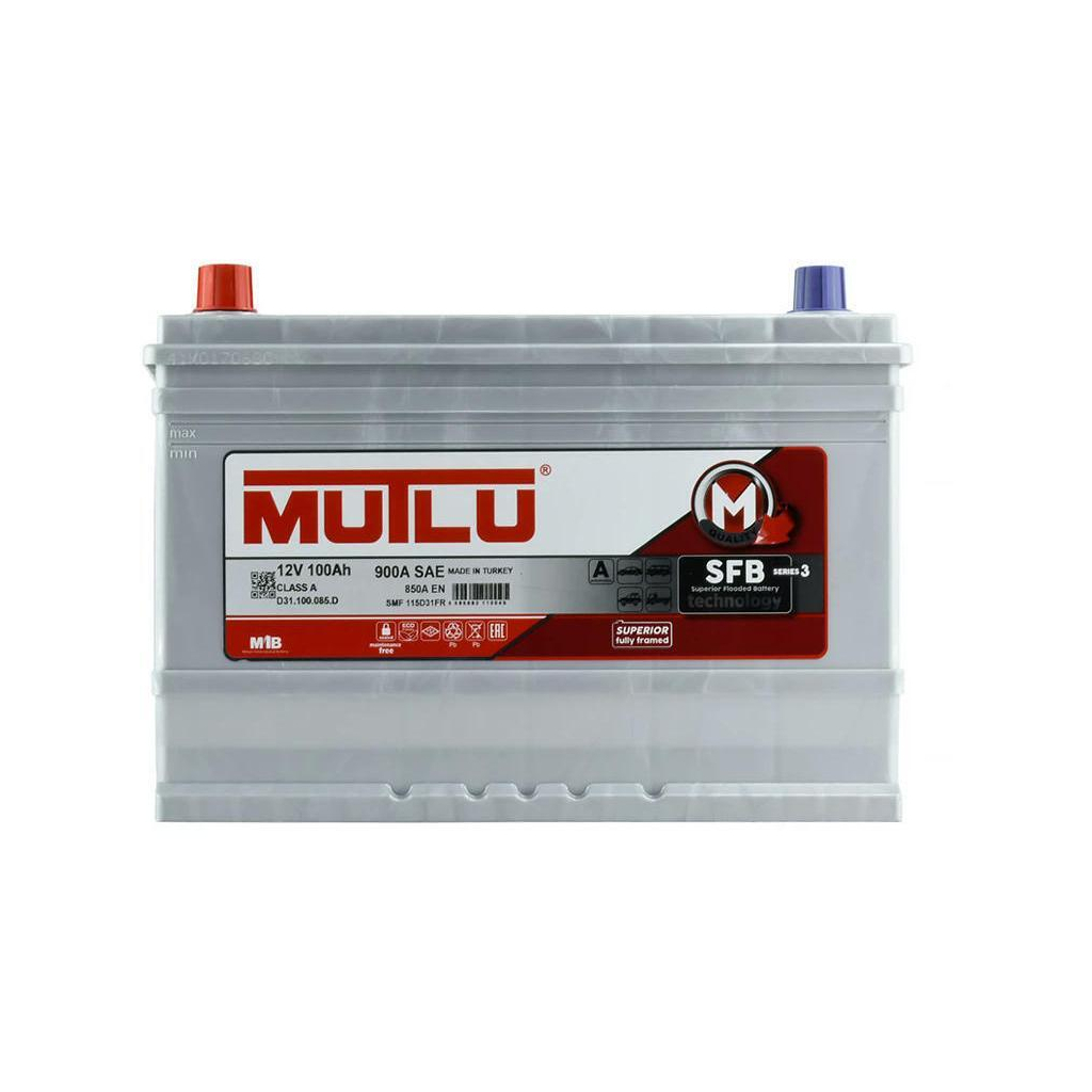 Акумулятор автомобільний MUTLU 6СТ-100 (1) Asia SFB D31.100.085.D - зображення 1