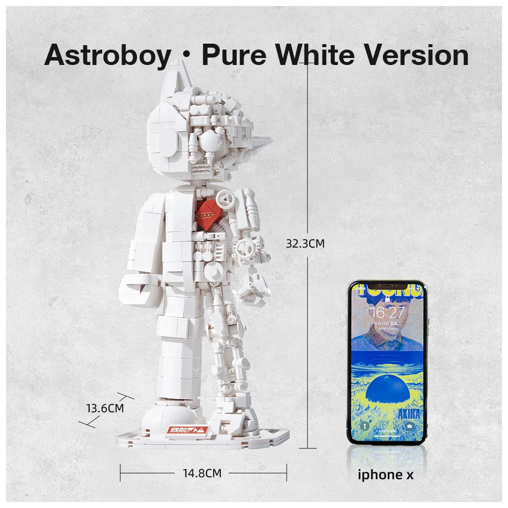 Конструктор Pantasy Astro Boy: Чисто біла версія (86206) - зображення 8