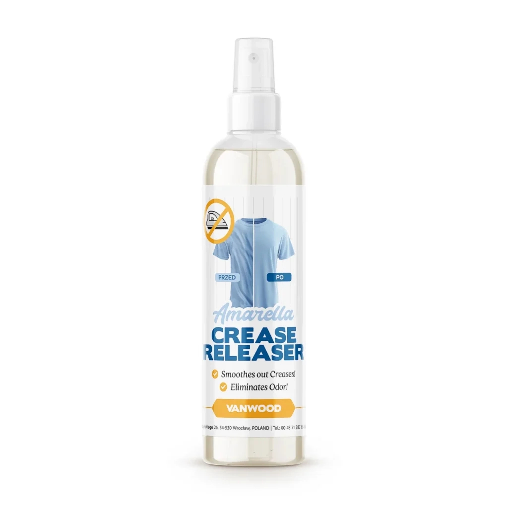 Засіб для прасування Amarella Праска-спрей розгладжувач складок Vanwood 75 мл (5907100190271) - picture 1