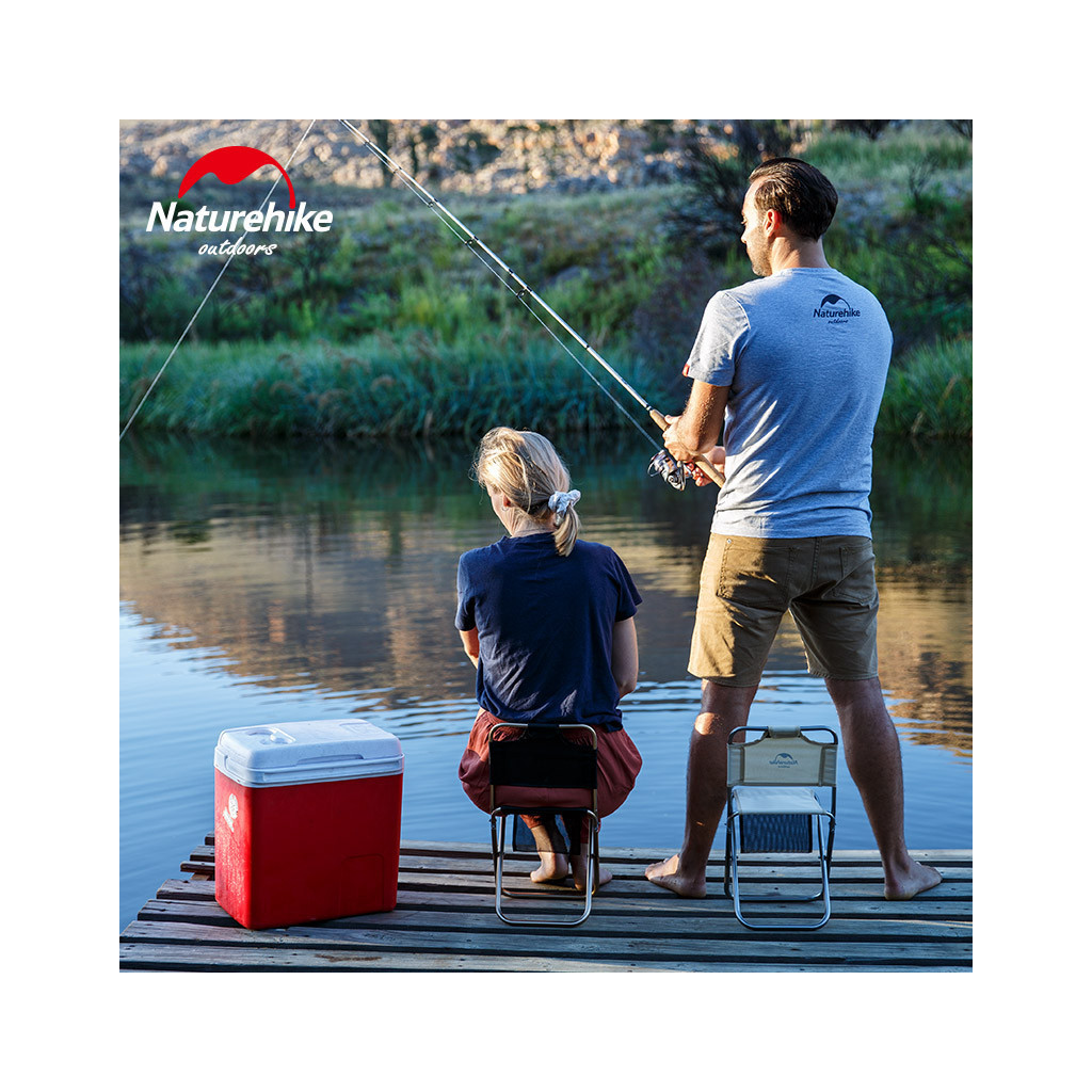 Стілець складаний Naturehike MZ01 NH18M001-Z чорний (6927595733806) - зображення 9