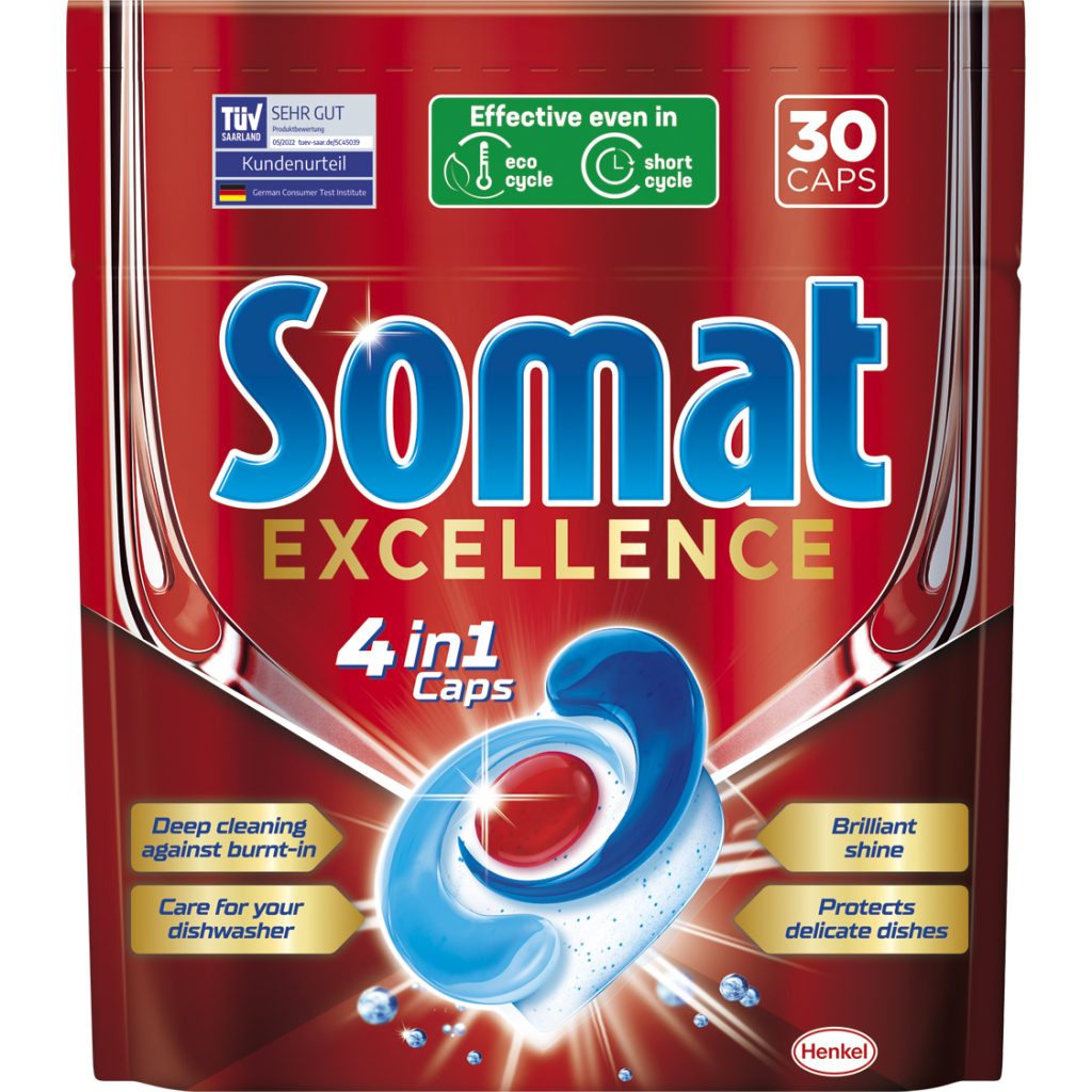 Таблетки для посудомийних машин Somat Excellence 30 шт. (9000101550443) - зображення 1