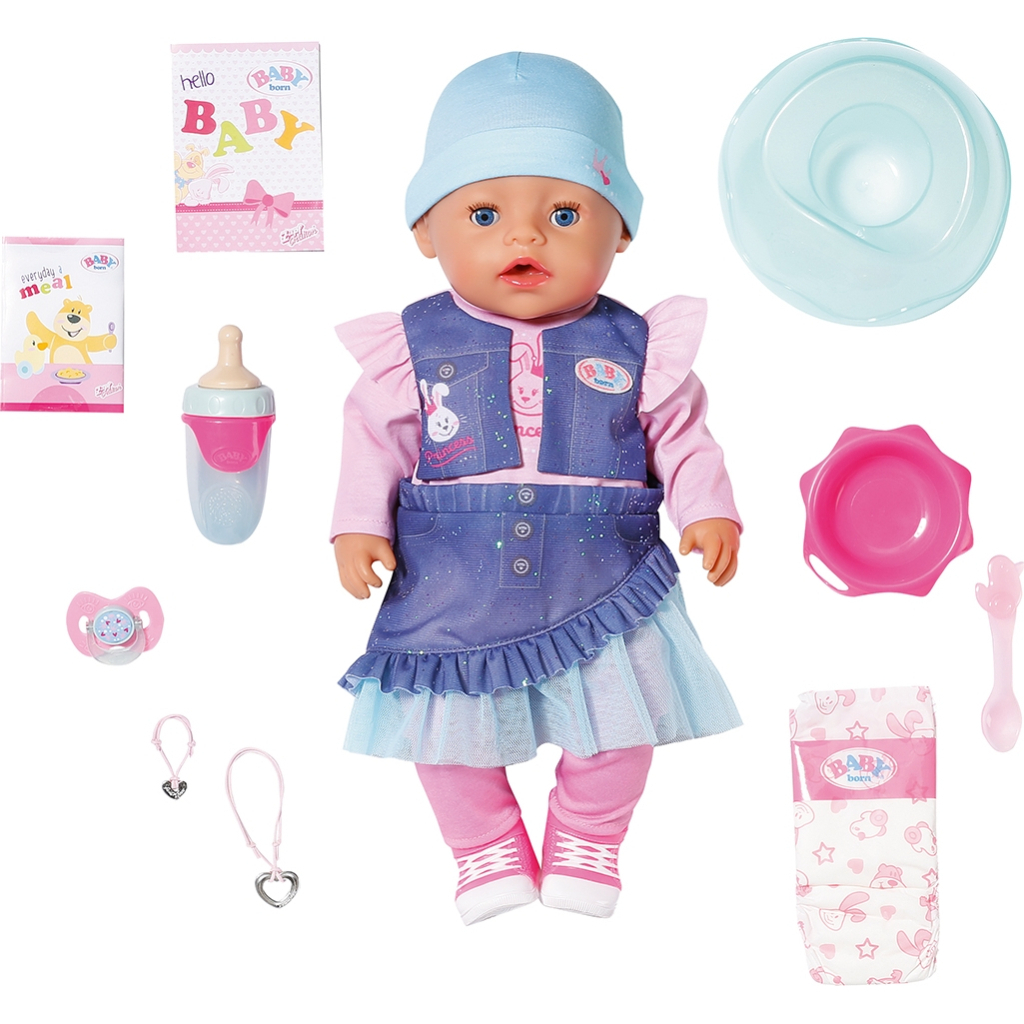 Пупс Zapf Baby Born - Джинсовий стиль крихітки (836385) - зображення 2