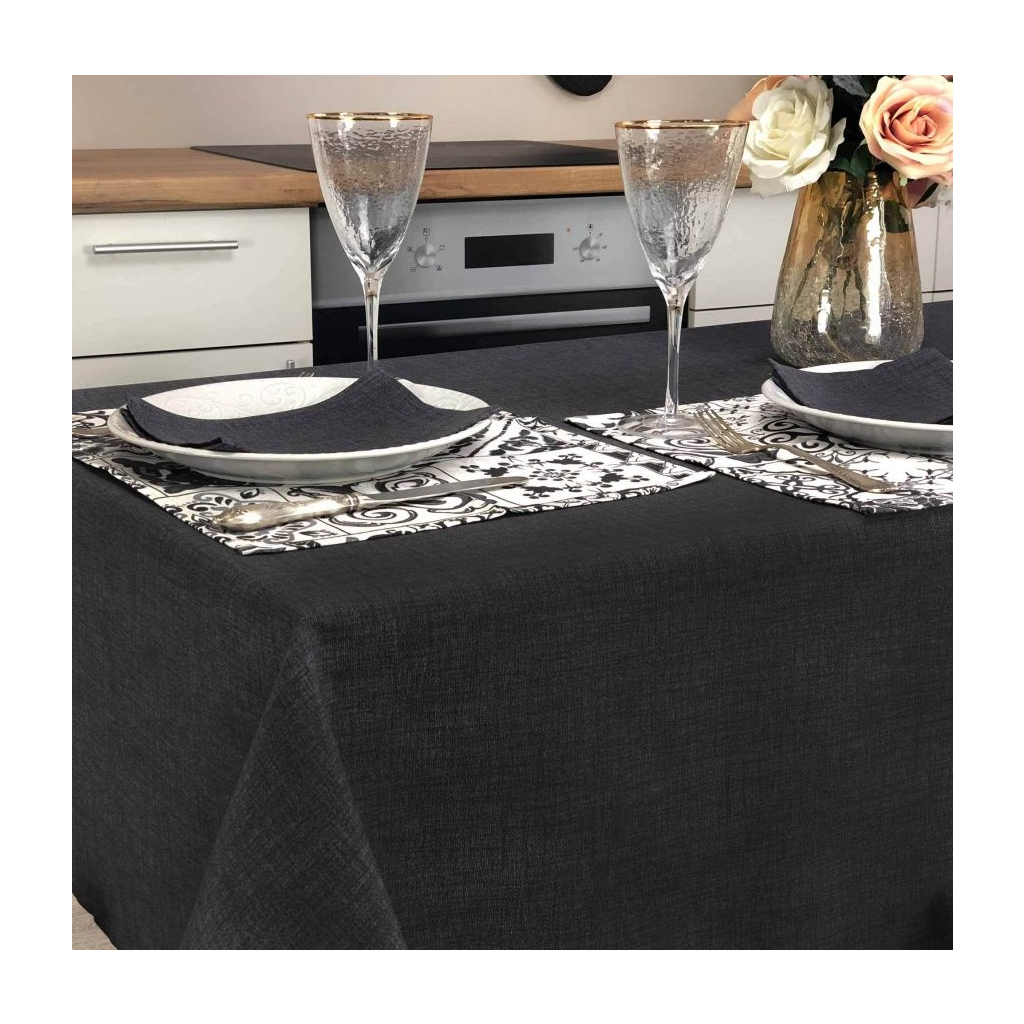 Скатертина Прованс Black Milan 136х180 см (4823093434714) - зображення 5