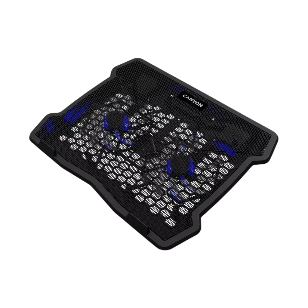 Підставка до ноутбука Canyon NS03, 10-15.6 laptop, dual-fan with 2x2.0 USB hub (CNE-HNS03) - зображення 2