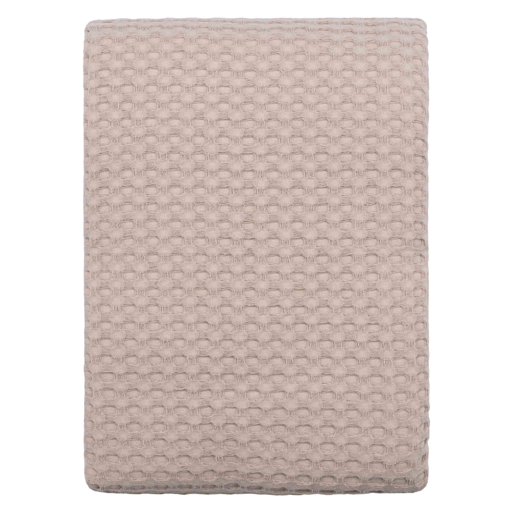 Плед Ardesto Pique 100% бежевий бавовна 220х230 см (ART0822PE) - зображення 7