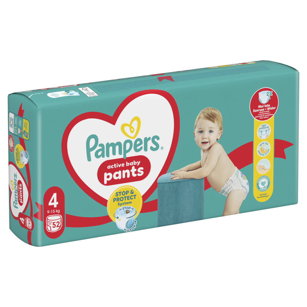 Підгузки Pampers трусики Maxi Pants Розмір 4 (9-15 кг) 52 шт (8006540069264) - зображення 2