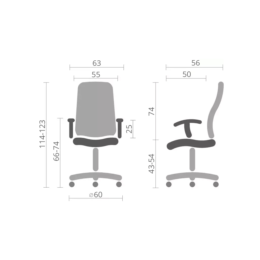 Крісло ігрове Аклас Бешкет ANF підліткове Чорний (PU-чорний) (00160337) - зображення 12