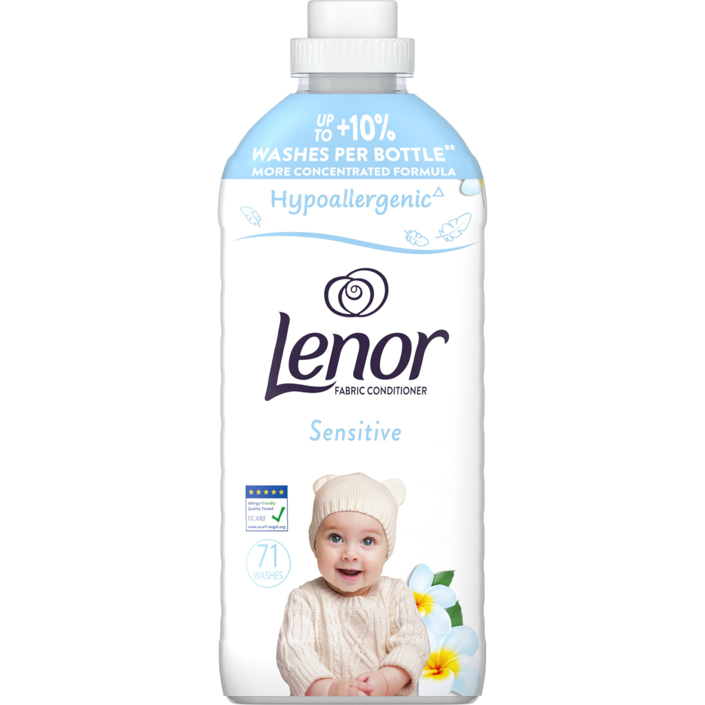Кондиціонер для білизни Lenor Для чутливої шкіри 1.491 л (8700216723985) - зображення 1