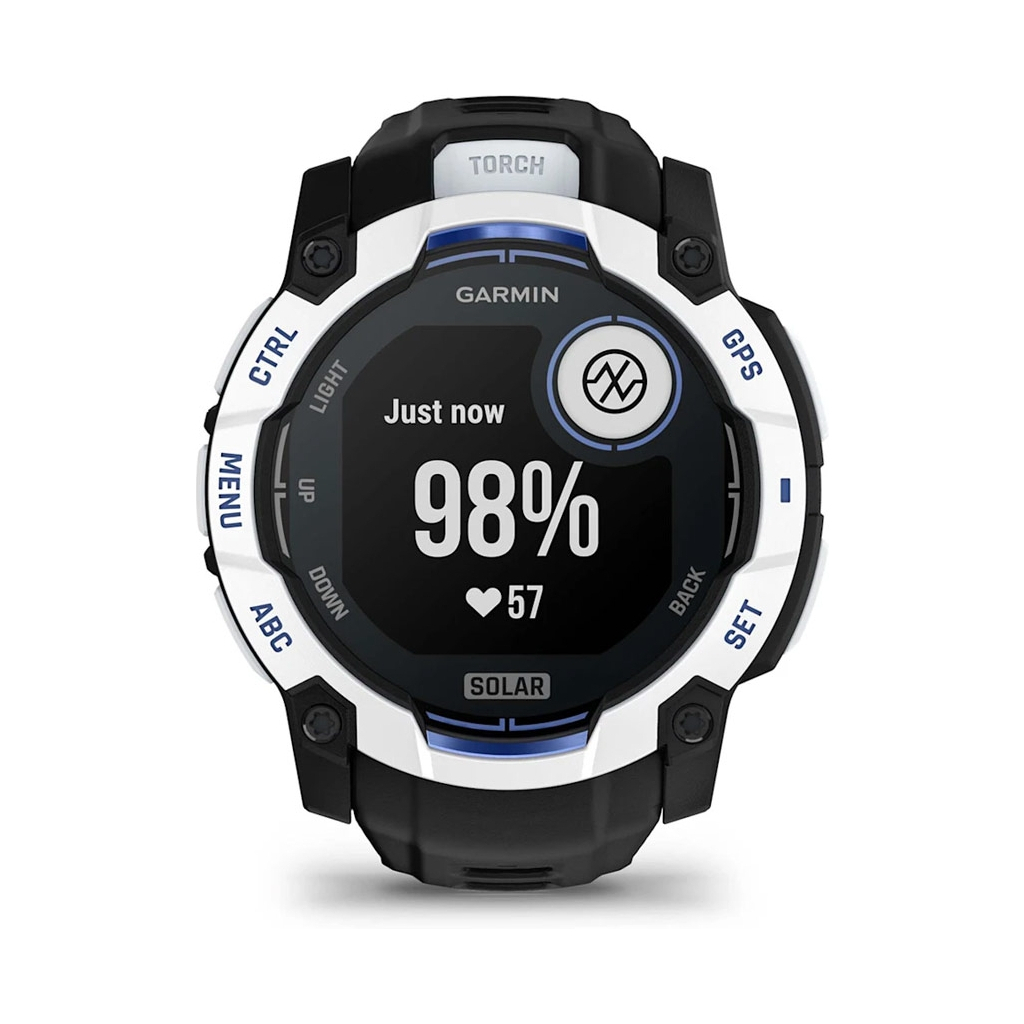Смарт-годинник Garmin Instinct 3, 50mm, Solar, Whitestone with Black Band, GPS смарт-годинник (010-02935-03) - изображение 9